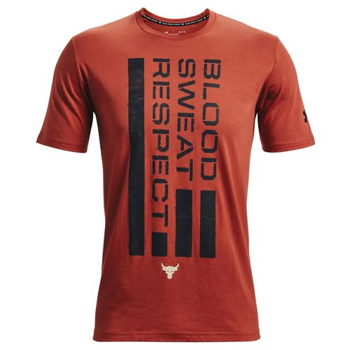 Remera Under Armour Training Project Rock Bsr Flag Hombre