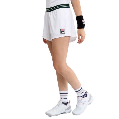 Short Fila Tenis Duplo Pinstripes Line Mujer