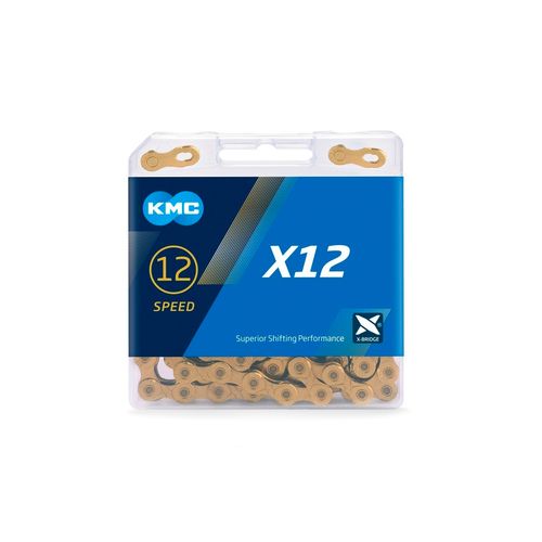 Cadena Kmc Ciclismo X12 12v 126 Eslabones