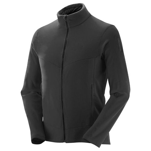 Campera Salomon Outdoor Polar Lt Fz Midplayer Hombre