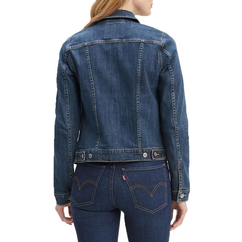 Campera De Jean Levis Mujer Original Trucker Jacket Azul Os