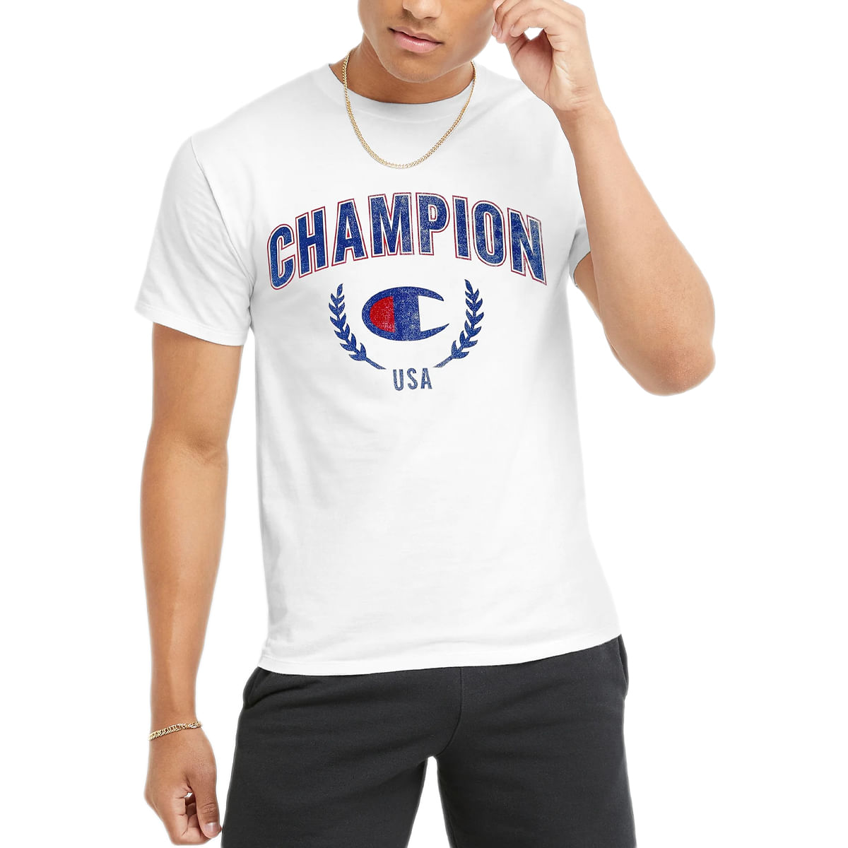 Champion graphic t on sale shirt