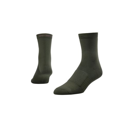 Medias Shimano Ciclismo Khaki Talle S-m