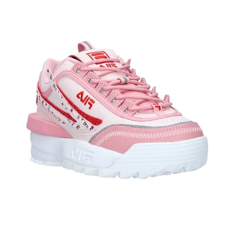 Fila rosa store y blanca