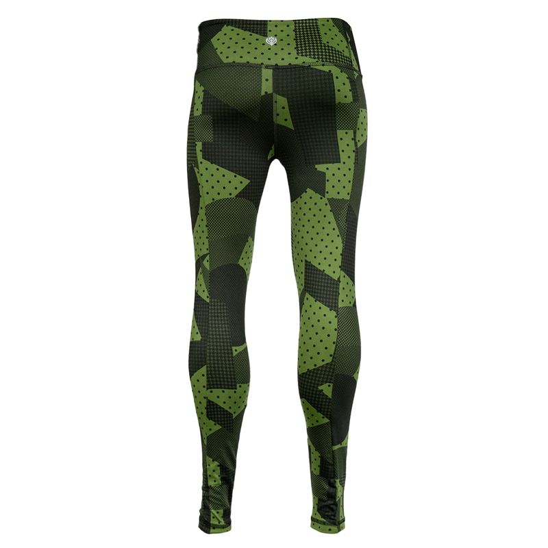 Calza Team Gear Training Sublimada Militar Mujer