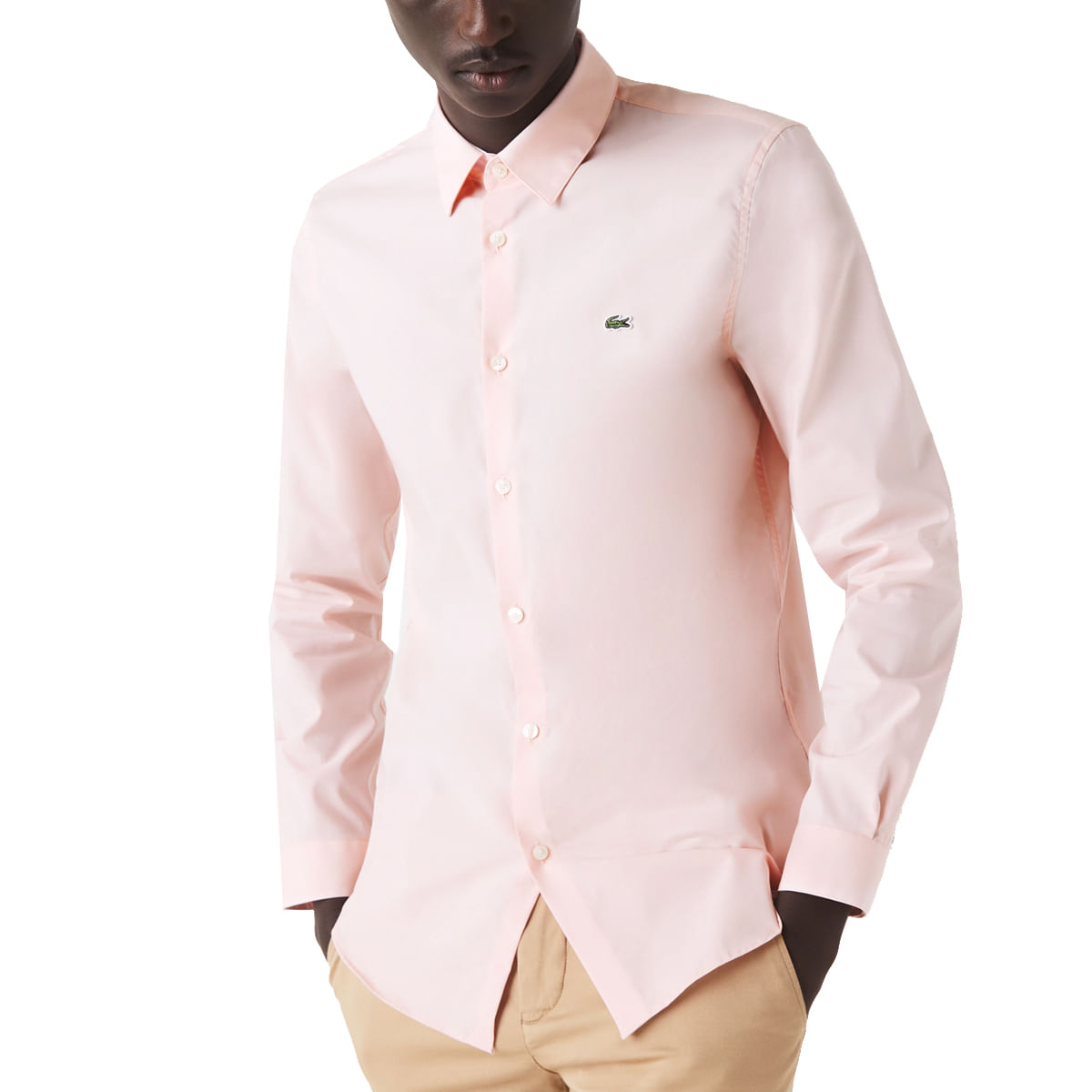 Camiseta Lacoste rosa de hombre-b