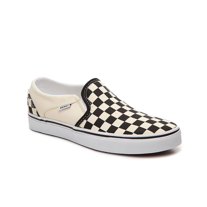 Cheap checkered discount slip on vans