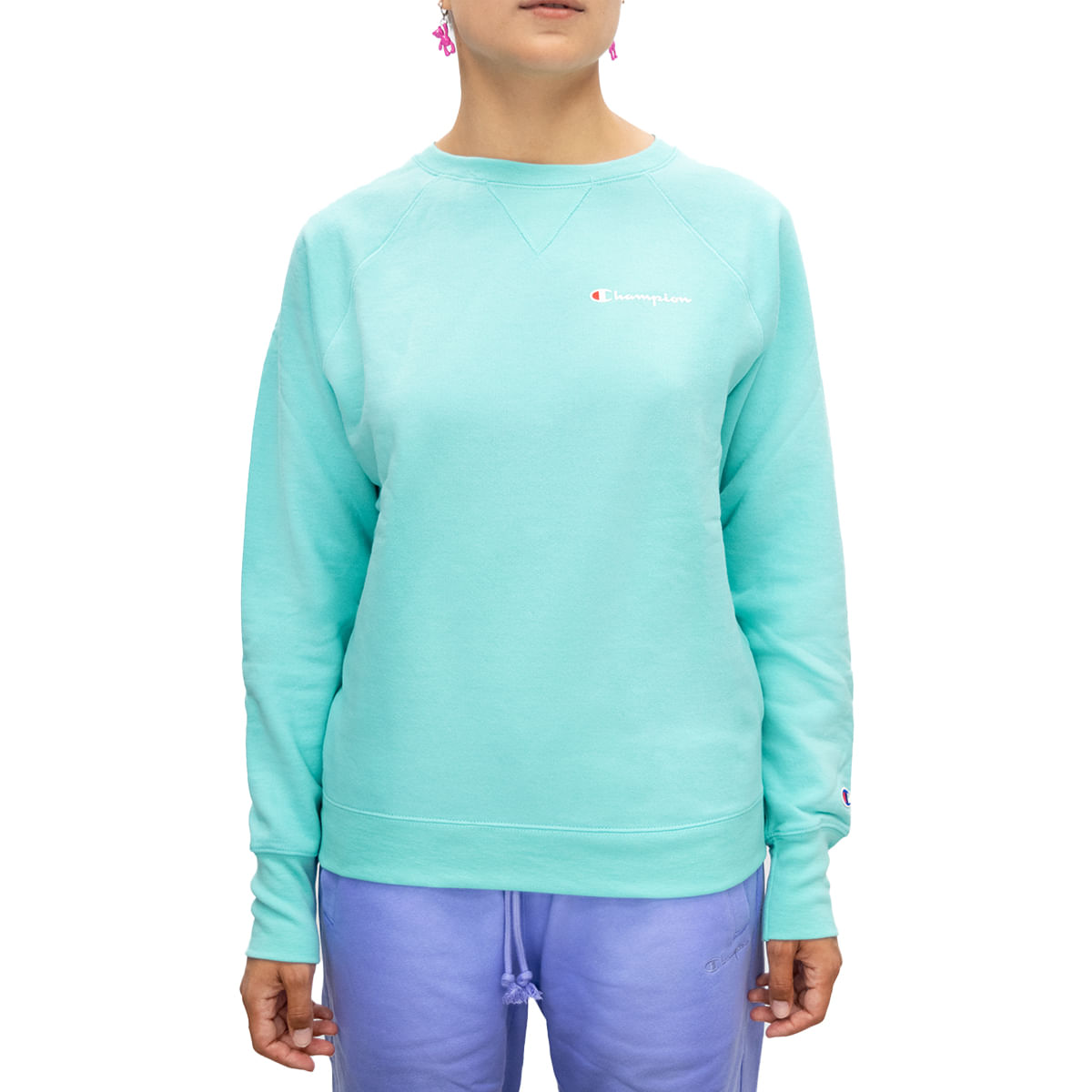 Champion sweater teal outlet que significa