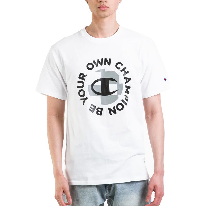 Champion white hotsell tee shirt