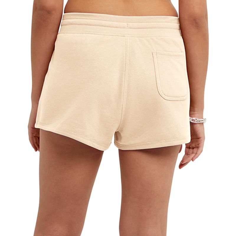 Champion fleece shop shorts womens