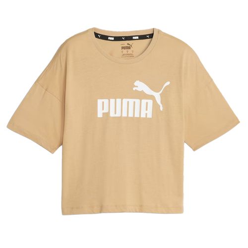 Remera Puma Ess Cropped Logo Puma Mujer