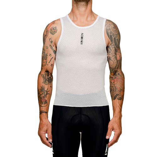 Musculosa Kokuen Ciclismo White Hombre