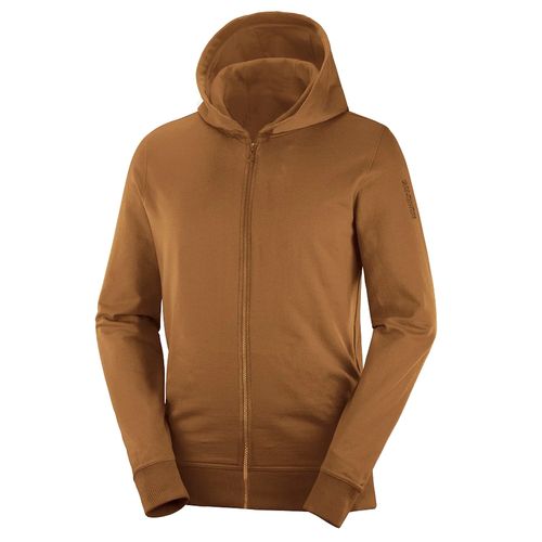 Campera Salomon Logo Lt Fz Hombre
