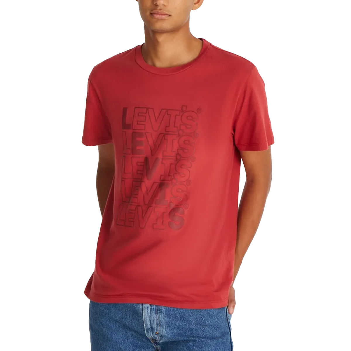 Remera levis roja sale