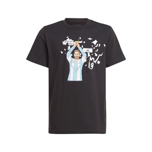 Remera Adidas Futbol Messi Estampada NiÑo/a