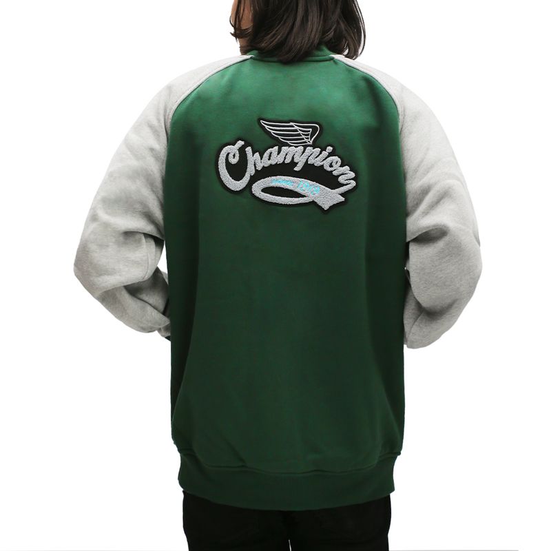 Campera Champion Superfleece Letterman Jacket Hombre