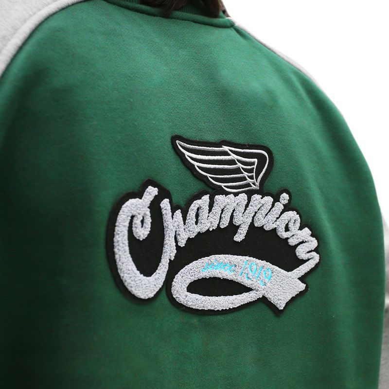 Campera Champion Superfleece Letterman Jacket Hombre