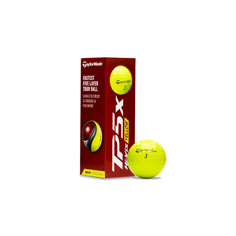 Pelotas Taylor Made Golf Tm24 Tp5x Ylw Pack X 3 Unidades