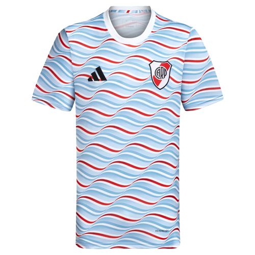 Camiseta River Plate Adidas Prematch 2024 Hombre