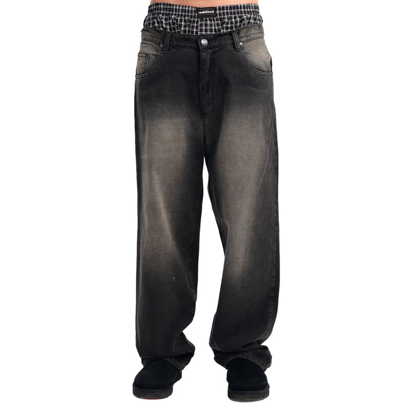 Jean Undefined Faded Mom Hombre