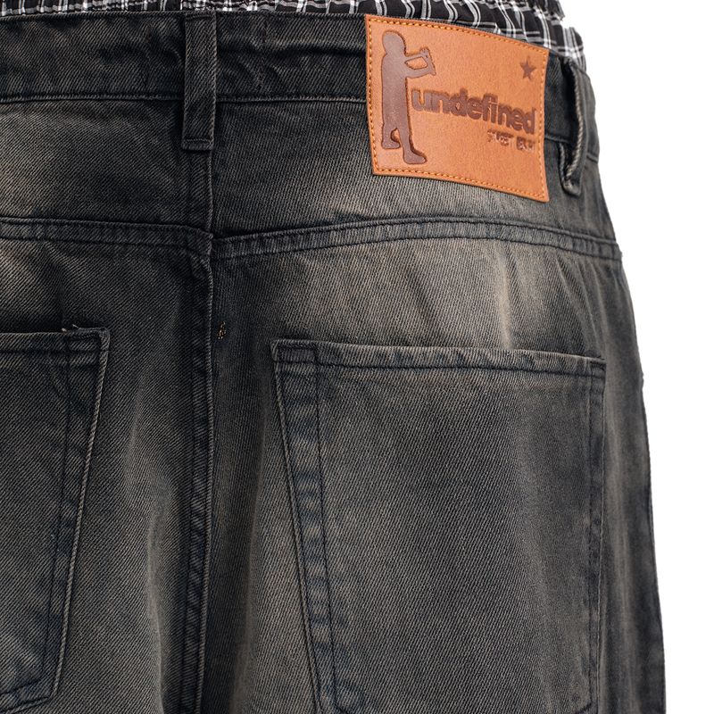 Jean Undefined Faded Mom Hombre