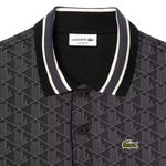 Chomba Lacoste Monograma Jacquard Slim Hombre
