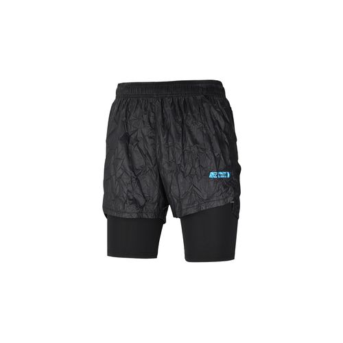 Short Topper Running 2in1 Crinkled Hombre