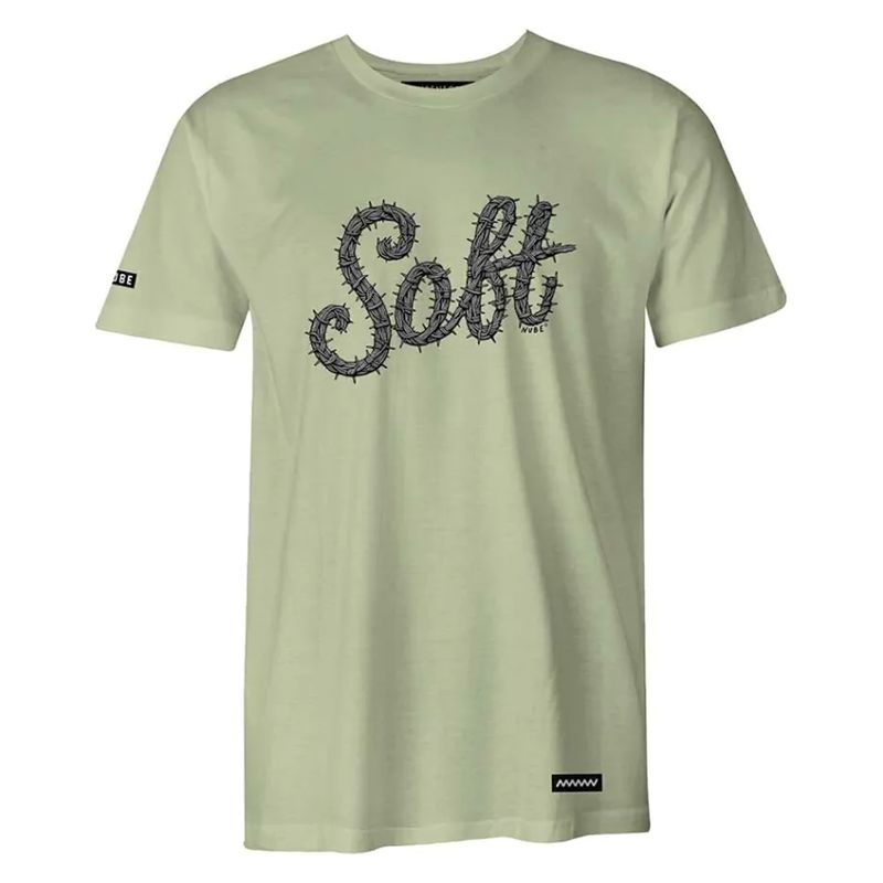 Remera Nube Negra Soft Hombre