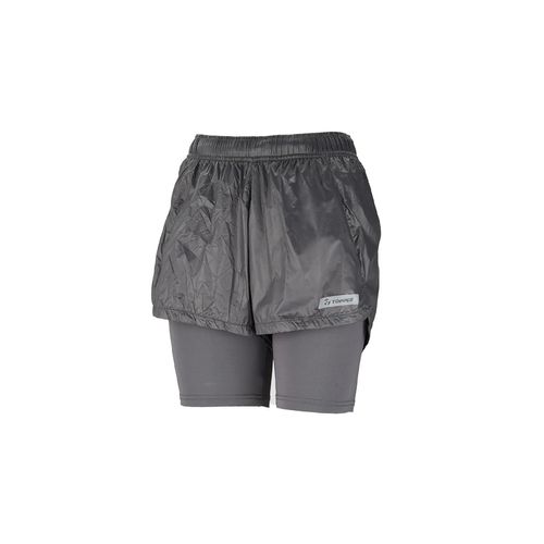 Short Topper Running 2in1 Crinkled Mujer