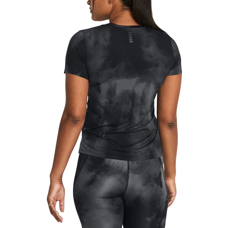Remera Under Armour Training Laser Wash Ss Mujer