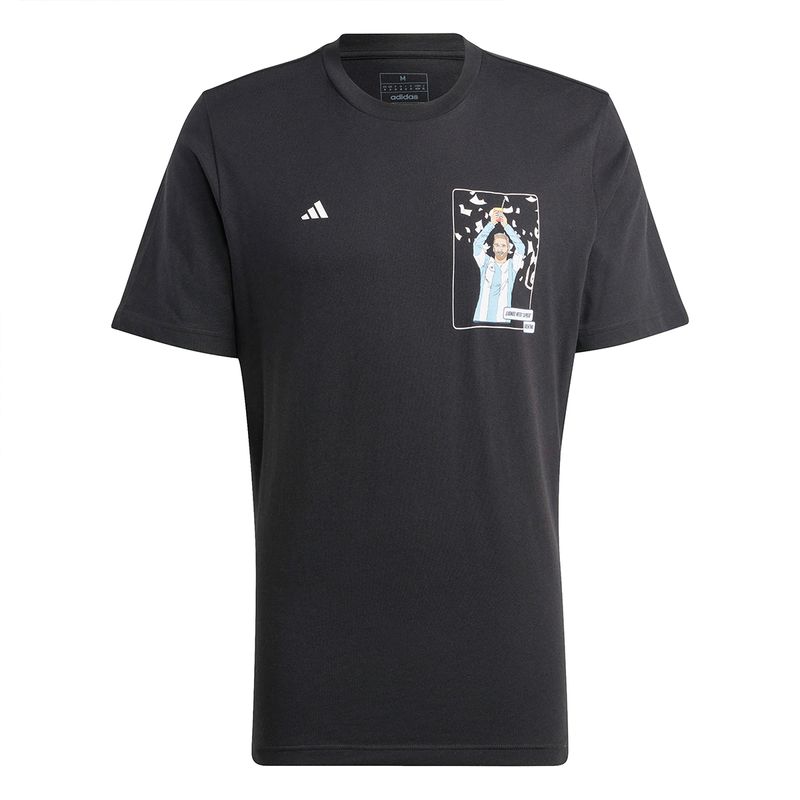 Remera Adidas Futbol Messi Icon Estampada Hombre