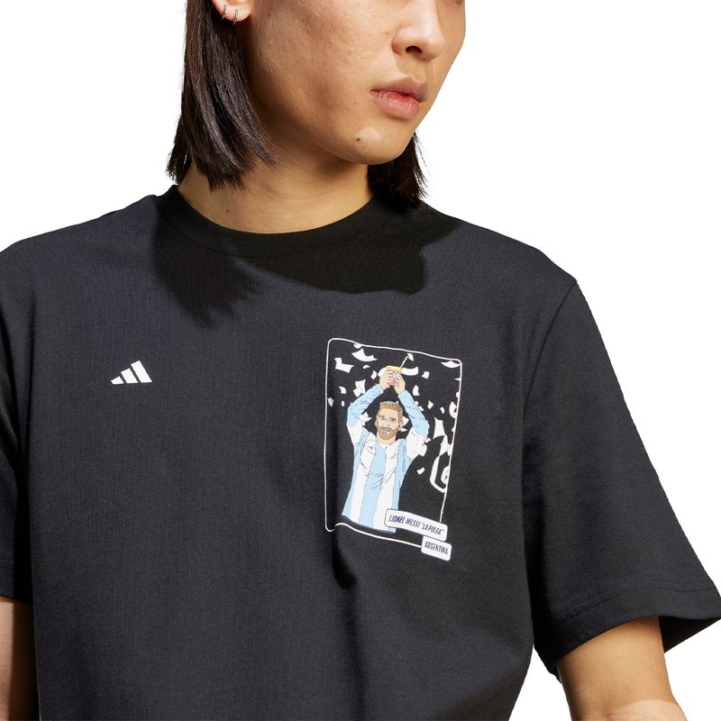 Remera Adidas Futbol Messi Icon Estampada Hombre