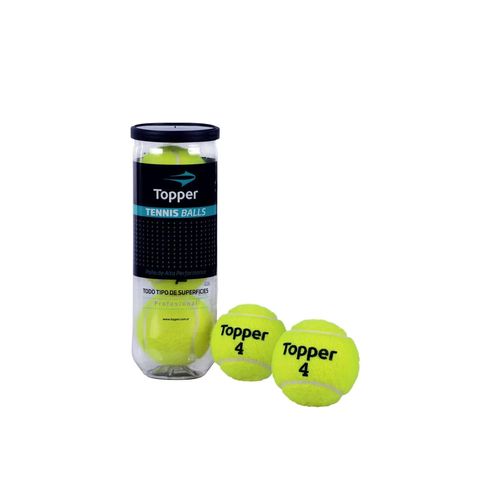 Tubo De Pelotas Topper Tenis