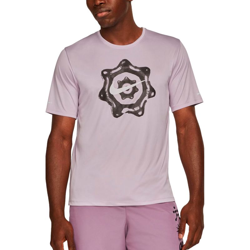 Remera Nike Running Dri Fit Miler Gx Ss Hombre