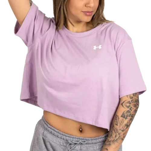 Remera Under Armour Training Campus Boxy Crop Mujer
