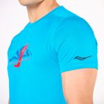 Remera Saucony Running Stopwatch Graphic Hombre
