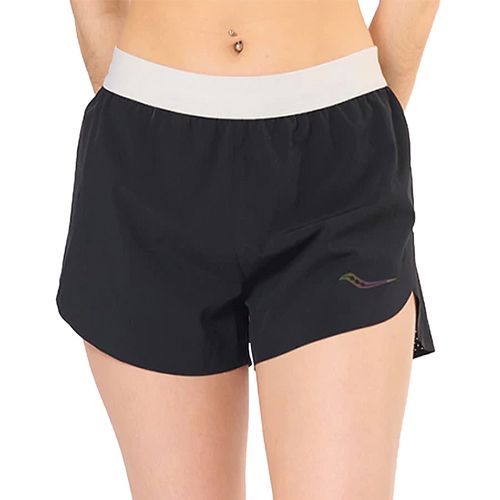 Short Saucony Running Split Mujer