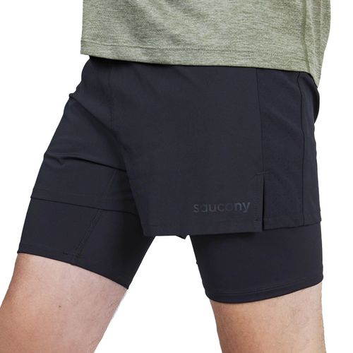 Short Saucony Running Outpace 4" 2in1 Hombre