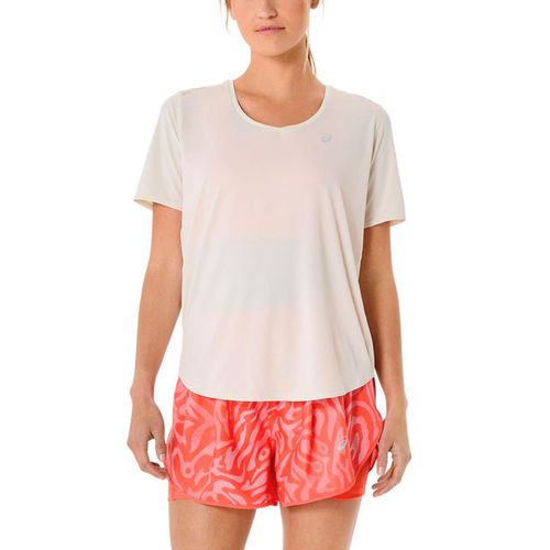 Remera Asics Running Road V-neck Ss Top Mujer