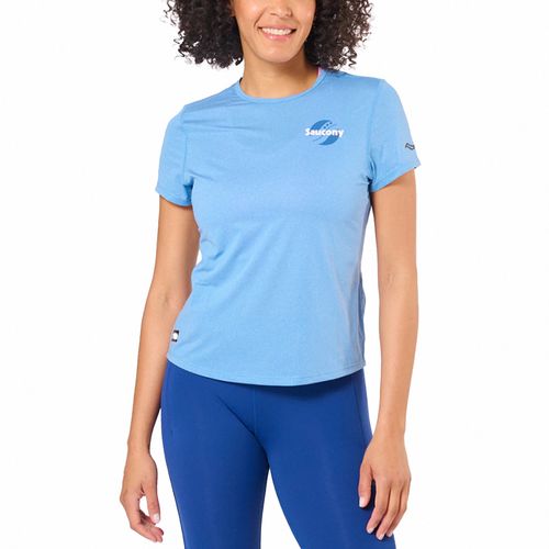 Remera Saucony Running Graphic Sleeve Mujer