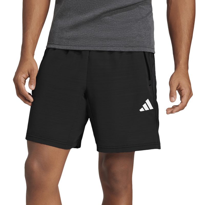 Short Adidas Training Jaspeado Essentials Hombre