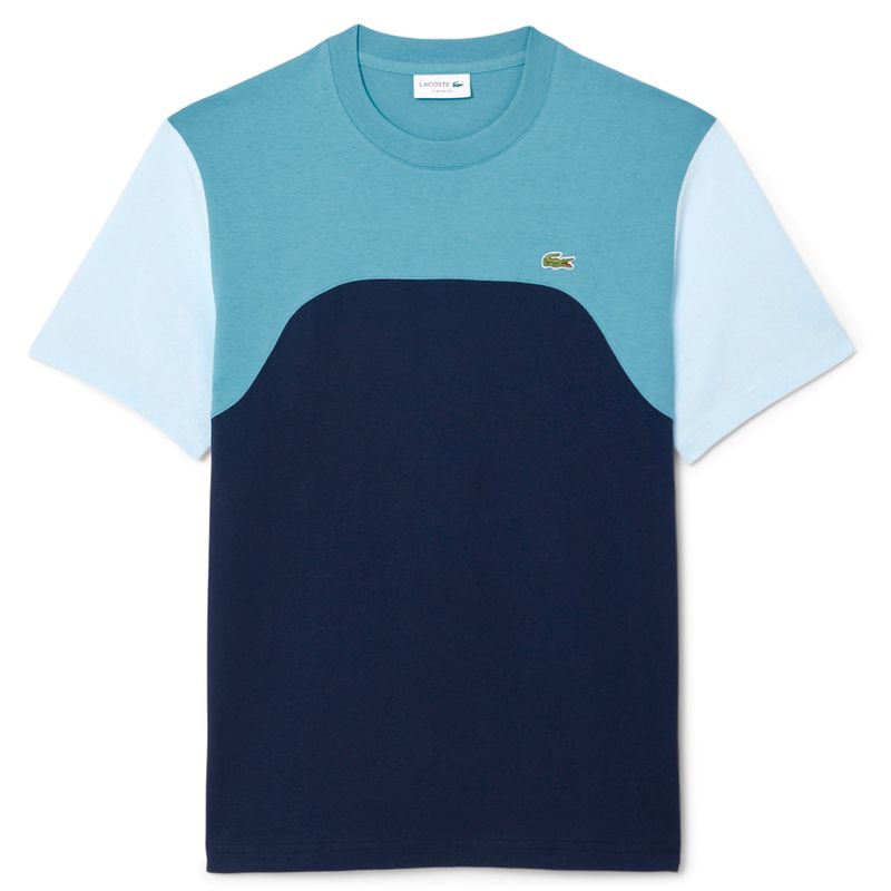 Remera Lacoste Color Block Hombre
