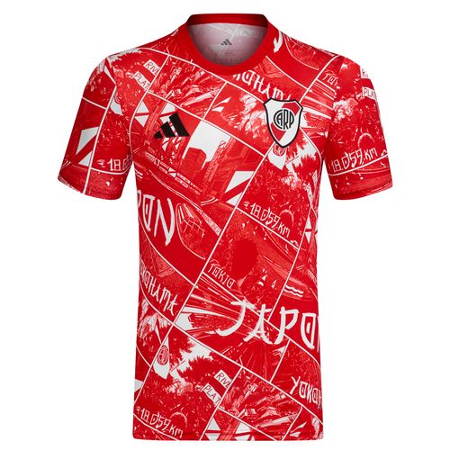Remera River Plate Adidas Pre Match 25/26 Hombre