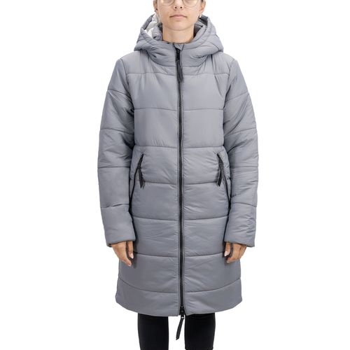 Campera Rush Town Nylon C/capucha Larga Mujer
