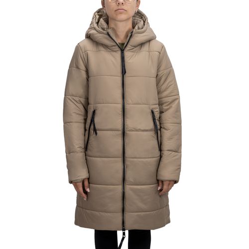 Campera Rush Town Nylon C/capucha Larga Mujer