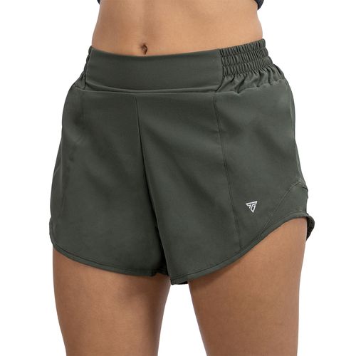 Short Team Gear Training Plano Silber Mujer
