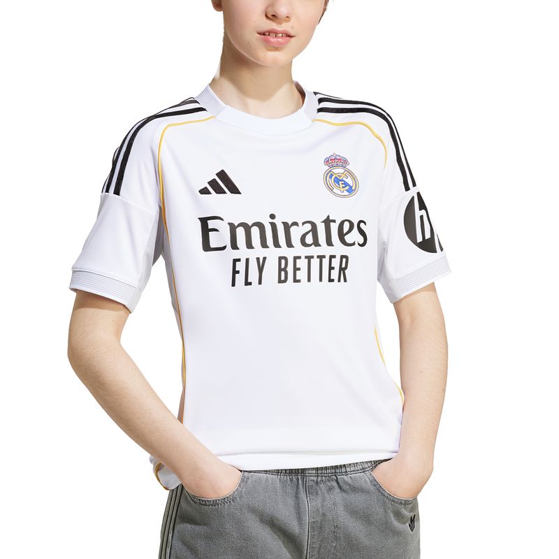 Camiseta Real Madrid Adidas Titular 25/26 NiÑo/a