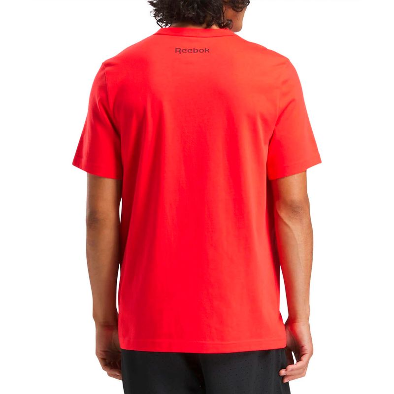 Remera Reebok Basquet Logo Hombre