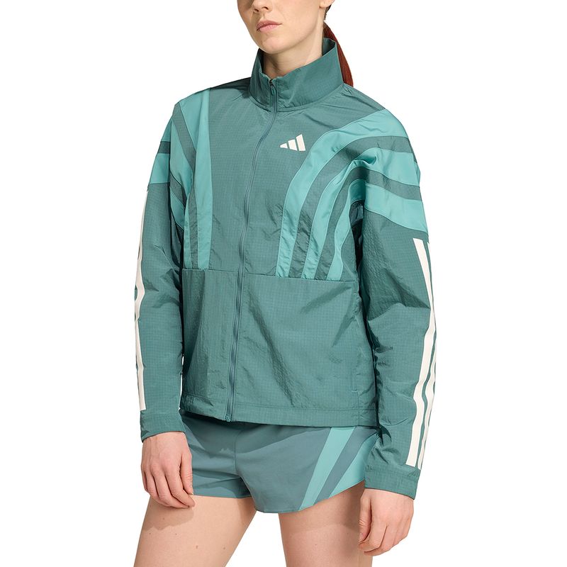 Campera Adidas Running Adizero Archive Mujer
