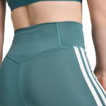 Calza Adidas Training Corta Optime Essentials 3 Franjas Mujer